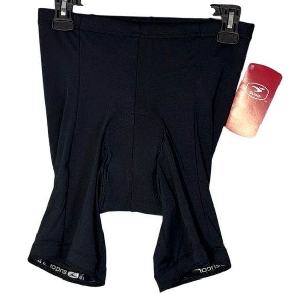 SUGOINeo Pro Cycling Shorts Black Padded‎ Moisture Wicking in Size L  NWT - Picture 1 of 13